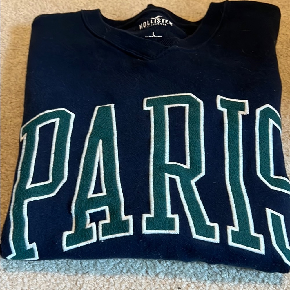 Hollister Paris Crewneck like NEW